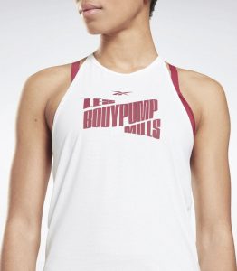 Reebok Les Mills BodyPump Activchill Graphic Tank Top details