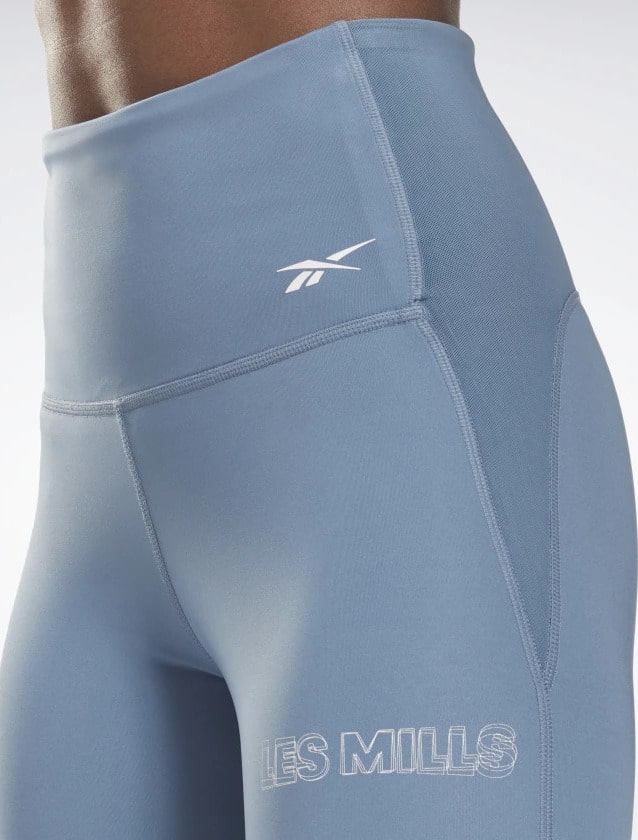 Reebok Les Mills Lux Perform High-Rise Tights worn details