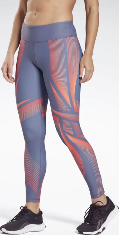 Reebok Lux Bold 2 High-Rise Leggings worn front