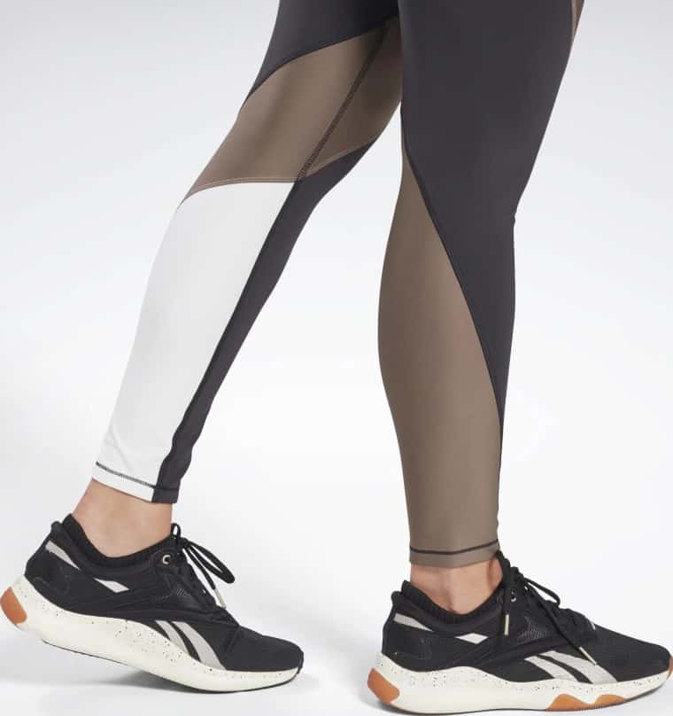Reebok Lux High-Rise Leggings worn bottom