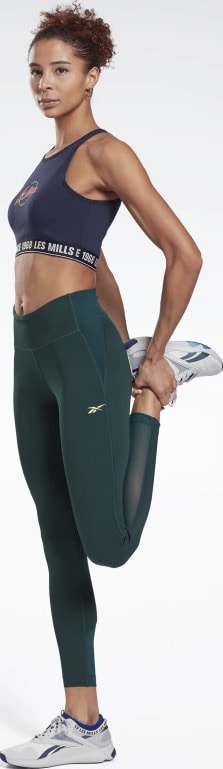 Reebok Lux Perform Leggings worn side view