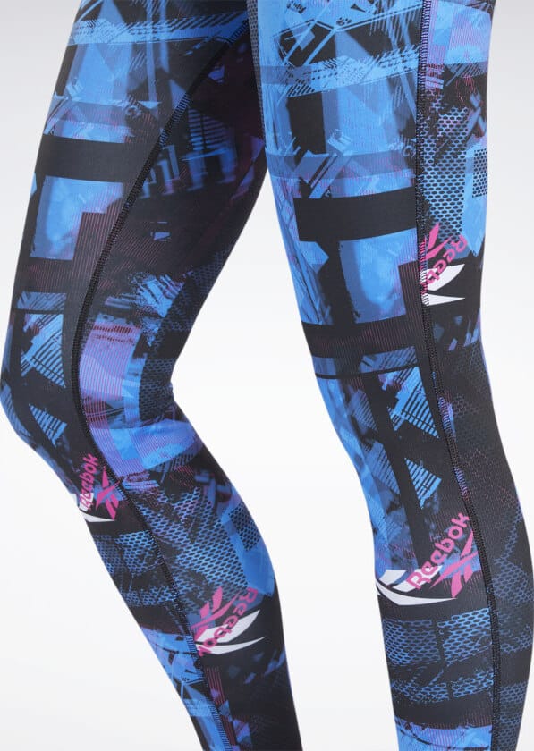 Reebok Meet You There Printed Leggings knee area