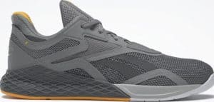 Reebok Nano X Men’s Pure Grey 5  Pure Grey 3  Pure Grey 7 right side