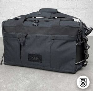 King Kong Apparel CORE35 Duffel black full front