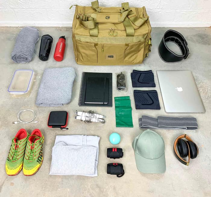 King Kong Apparel CORE51 Duffel desert packing