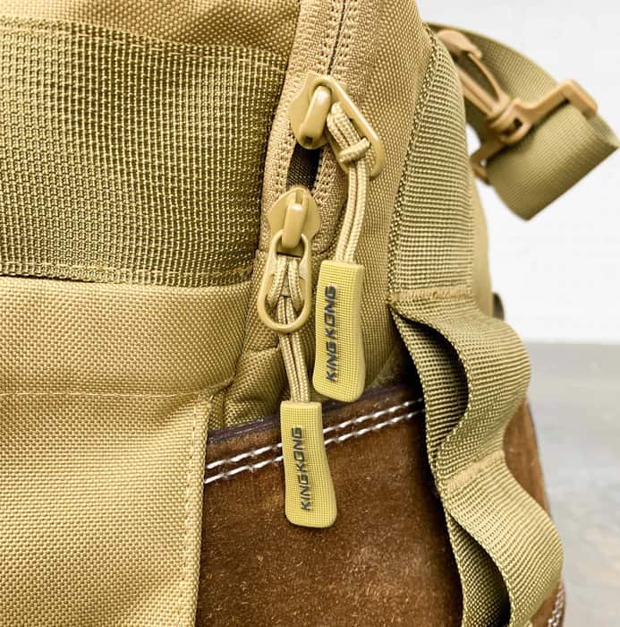 King Kong Apparel CORE51 Duffel desert zipper