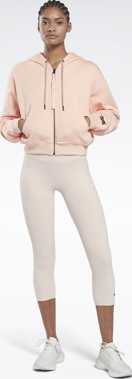 Reebok Victoria Beckham Zip-Up Hoodie worn front