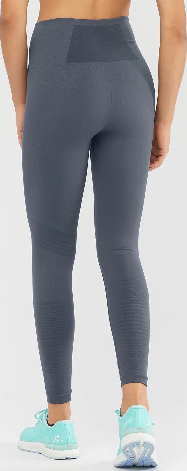 Salomon ESSENTIAL MOVE ON SEAMLESS Womens Leggings worn back