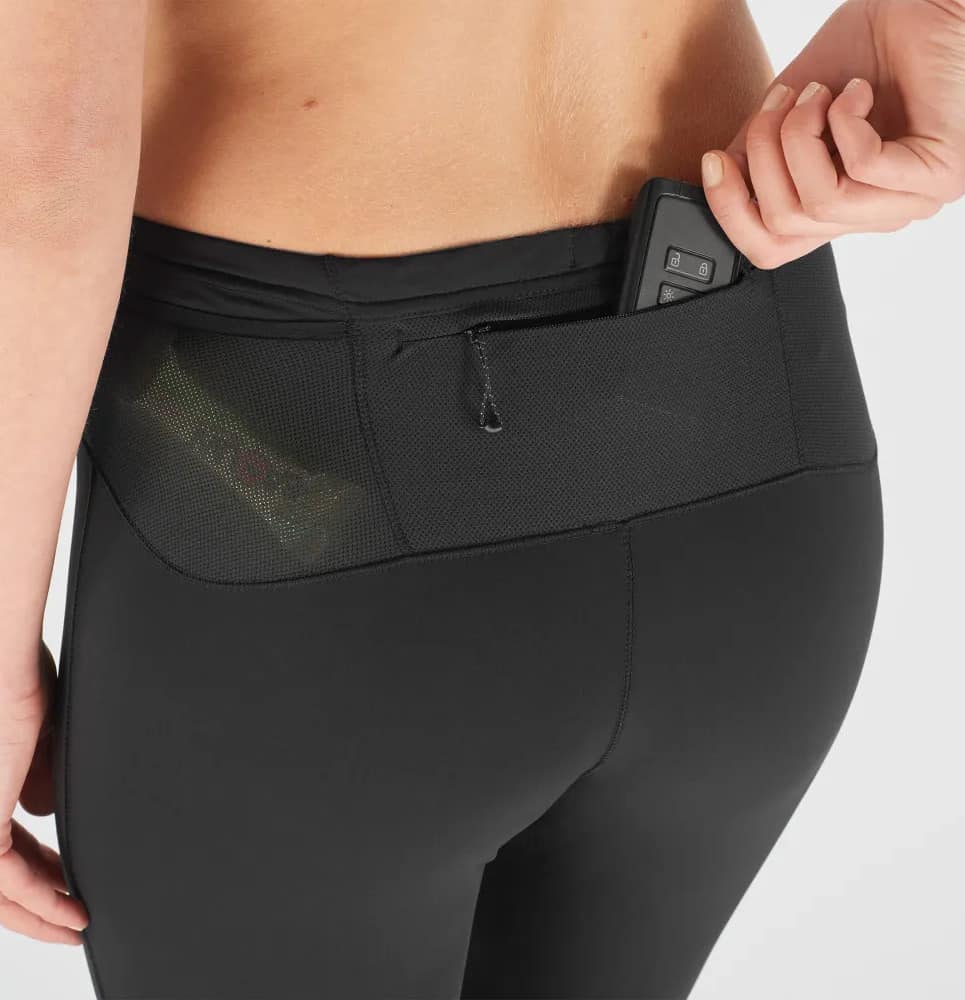 Salomon XA WARM Womens Tights back pocket