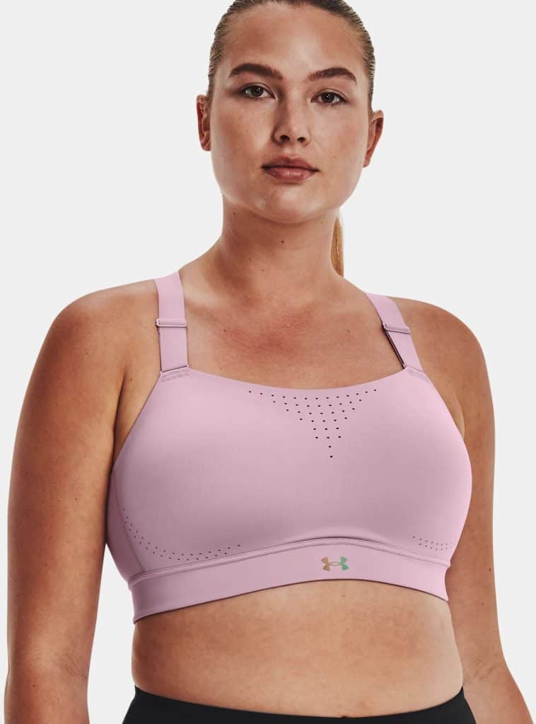 Under Armour Womens UA RUSH™ High Sports Bra worn front 4
