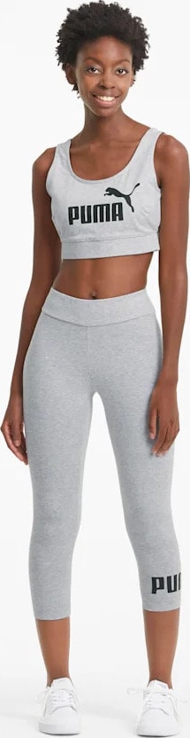 PUMA Essentials Womens 3 4 Logo Leggings front worn