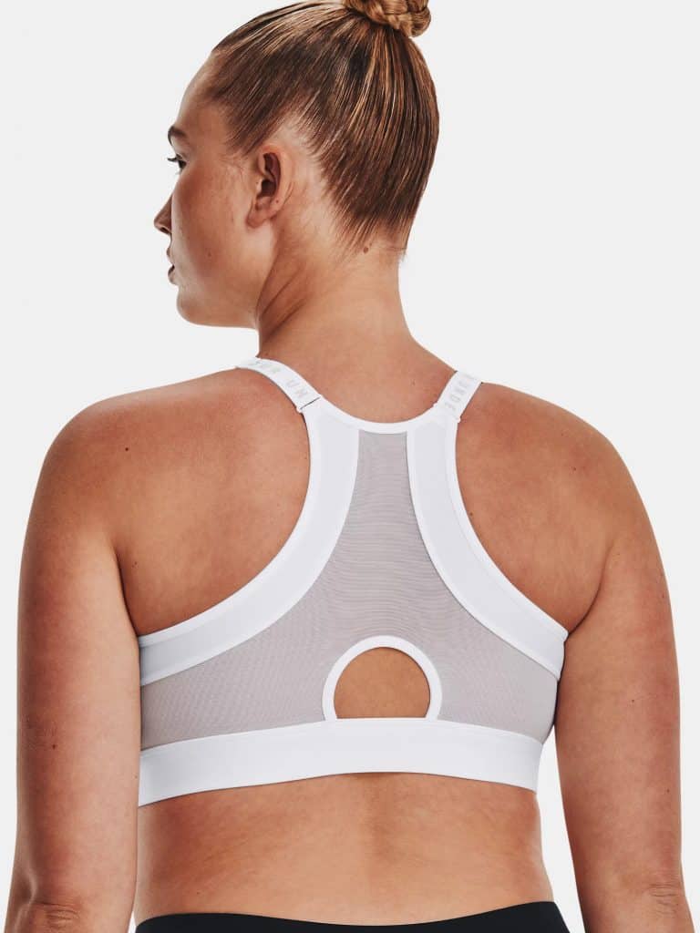 Under Armour Womens UA Infinity Low Covered Sports Bra worn back 4