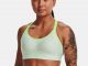 Under Armour Womens UA Infinity Mid Covered Sports Bra worn front