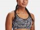 Under Armour Womens UA Infinity Mid Printed Sports Bra worn front