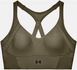 Under Armour Womens UA Infinity Mid Rib Sports Bra full front