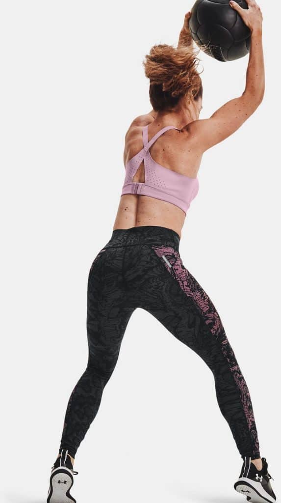 Under Armour Womens UA RUSH HeatGear No-Slip Waistband Full-Length Leggings slam ball