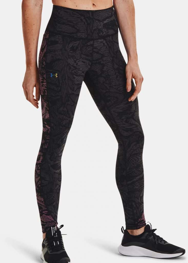 Under Armour Womens UA RUSH HeatGear No-Slip Waistband Full-Length Leggings worn front