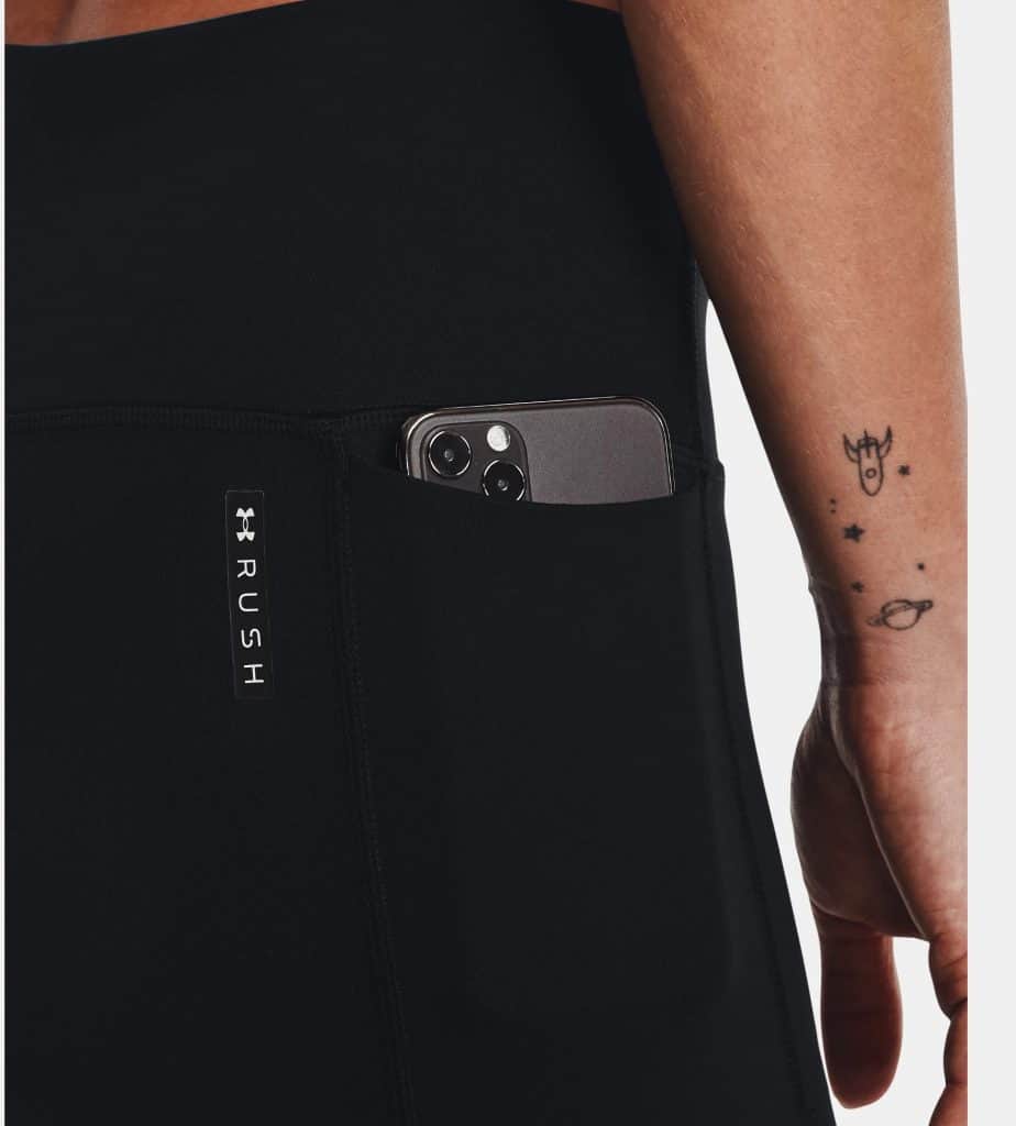 Under Armour Womens UA RUSH SmartForm Ankle Leggings pocket