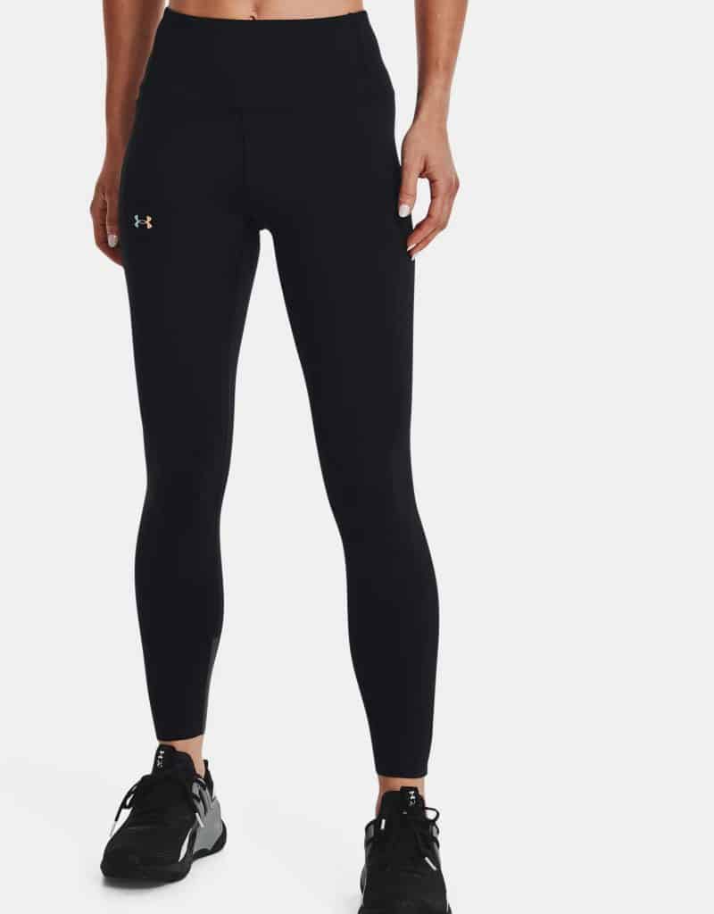 Undera Armour Womens UA RUSH SmartForm Ankle Leggings worn front