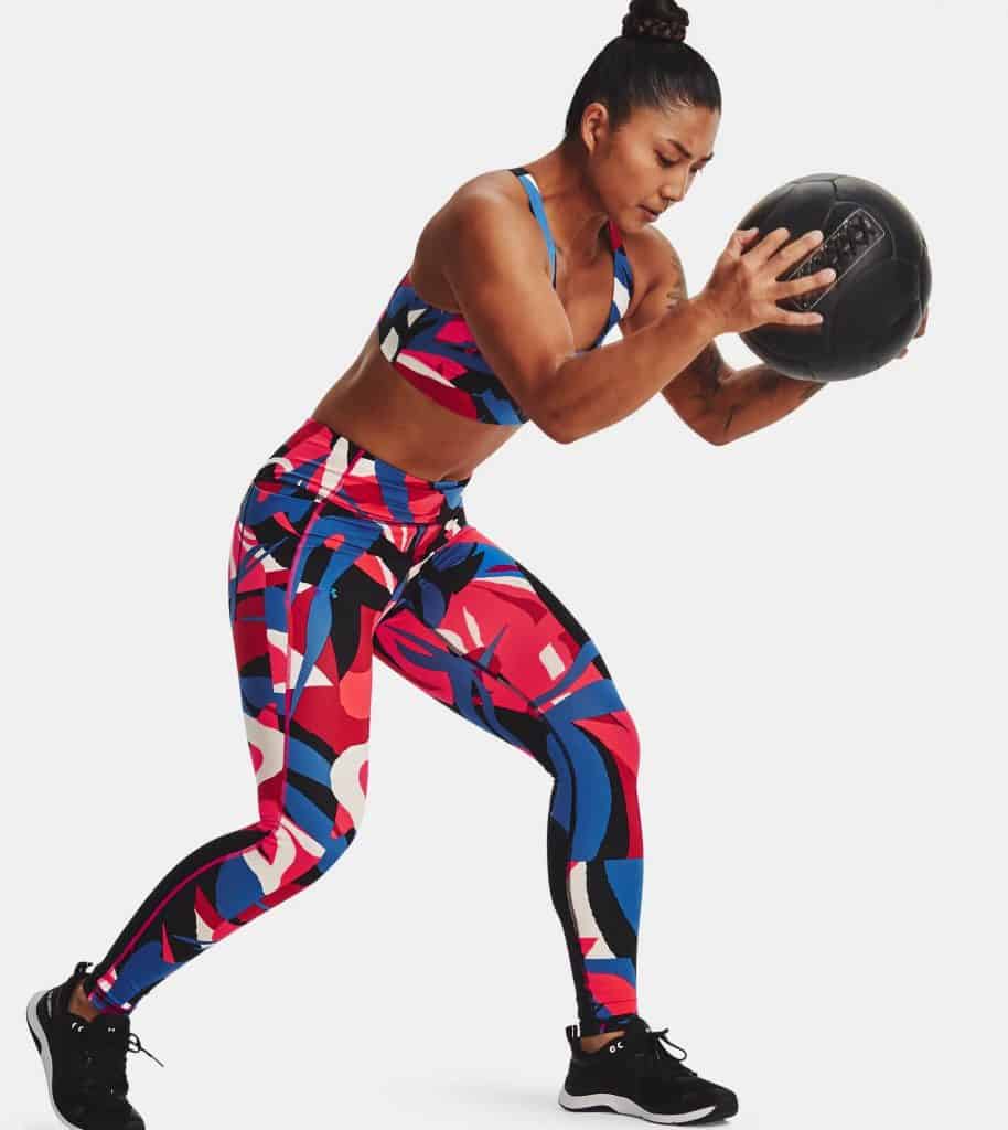 Under Armour Womens UA RUSH SmartForm Leggings beta victory blue slam ball