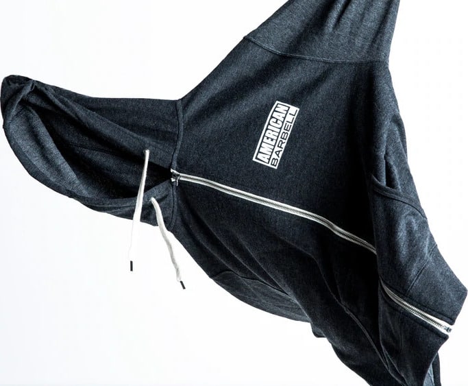 American Barbell Starter Hoodie floating