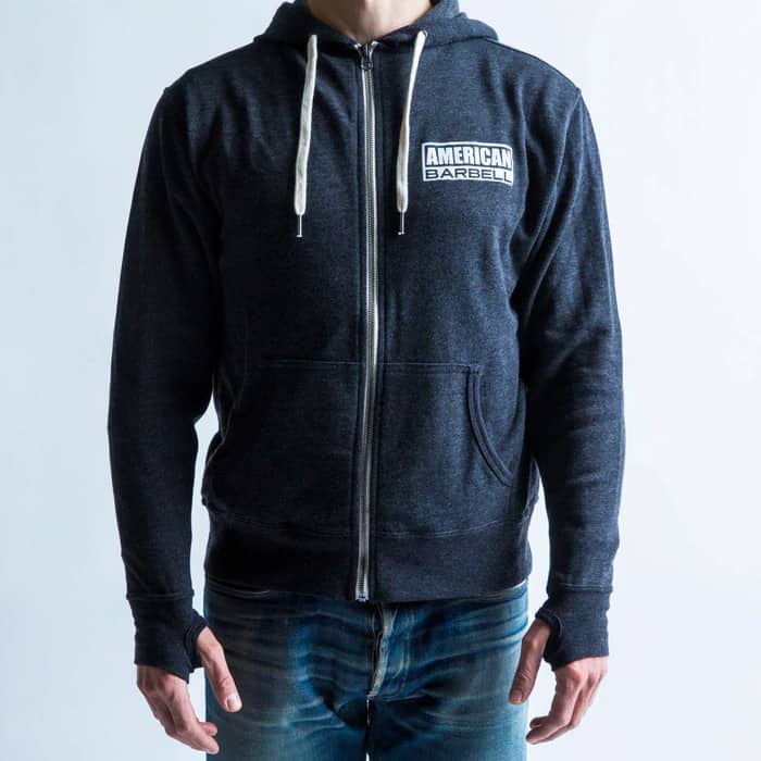 American Barbell Starter Hoodie worn front