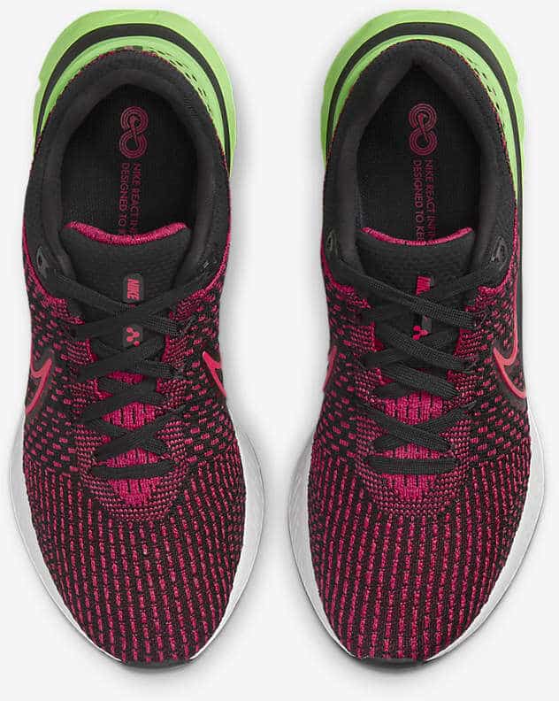 Nike React Infinity Run Flyknit 3 Men’s top view
