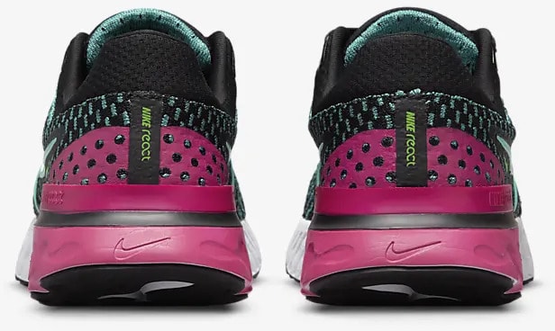 Nike React Infinity Run Flyknit 3 Women’s back view
