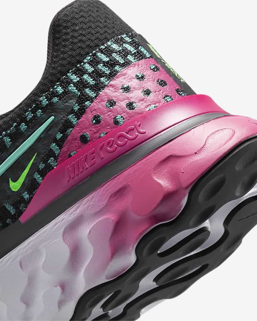 Nike React Infinity Run Flyknit 3 Women’s side heel