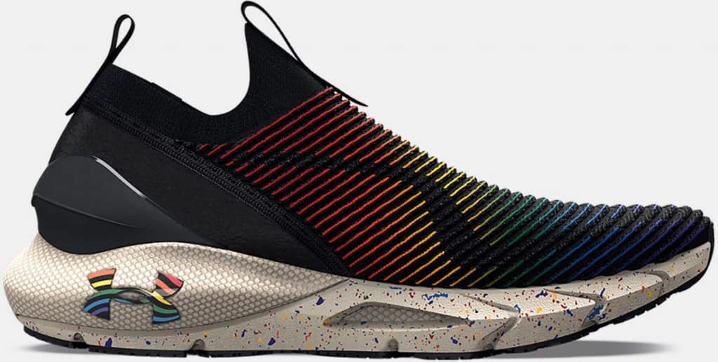 Under Armour Unisex UA HOVR Phantom 2 IntelliKnit Slip Pride Running Shoes right side