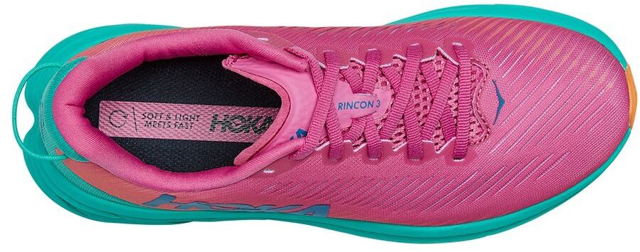 Road Runner Sports Womens HOKA ONE ONE Rincon 3 top view