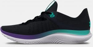 Under Armour Womens UA Flow Synchronicity Running Shoes black neptune left side