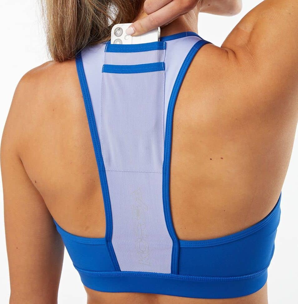 Womens KORSA Hypnotic Pocket Bra back worn