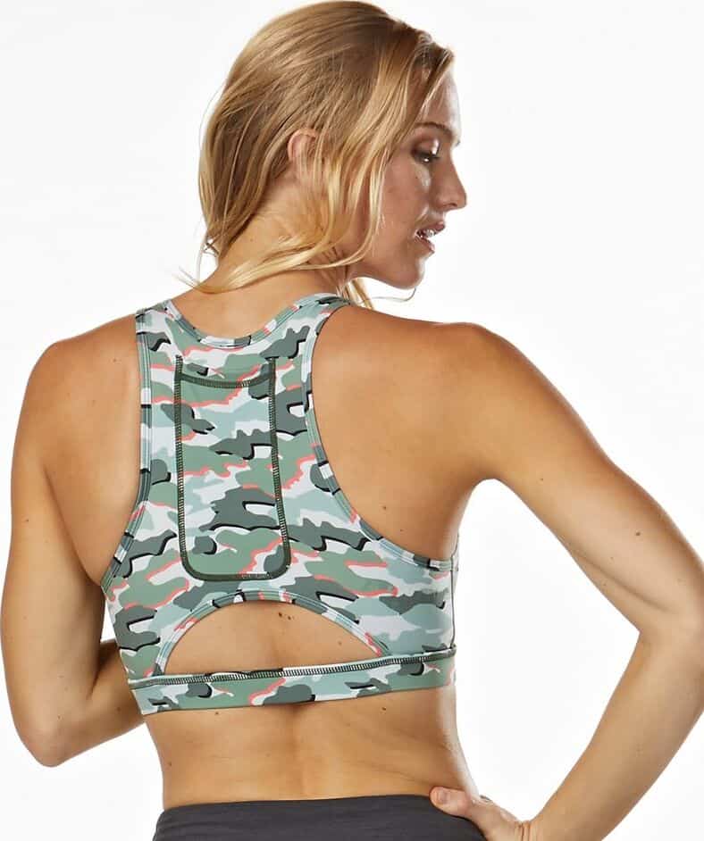 Womens KORSA Tailspin Sports Bra worn back