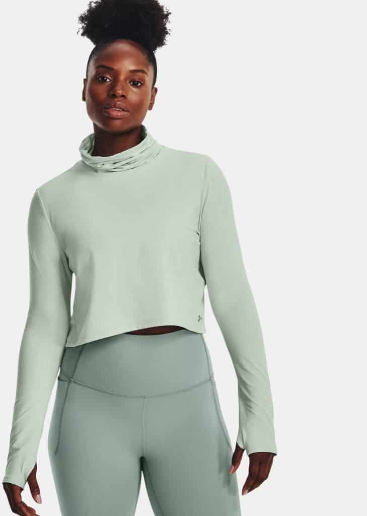 Under Armour Womens UA Meridian Crop Top worn front