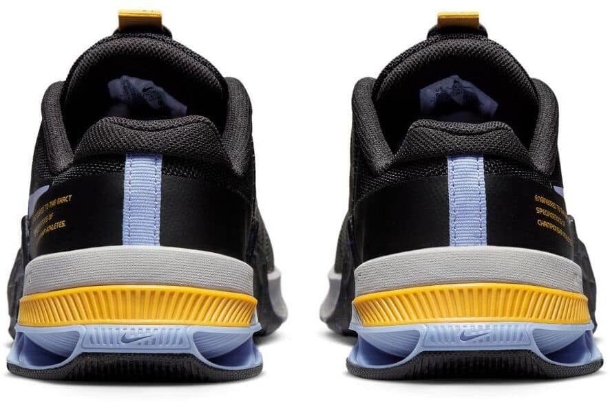 Womens Nike Metcon 8 Black Lapis back view