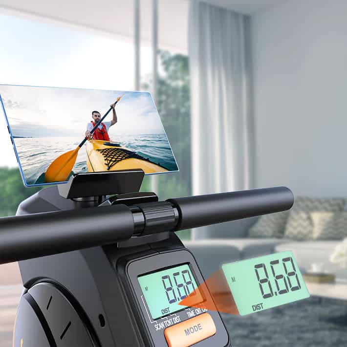 Yosuda Rowing Machine 100 console 2