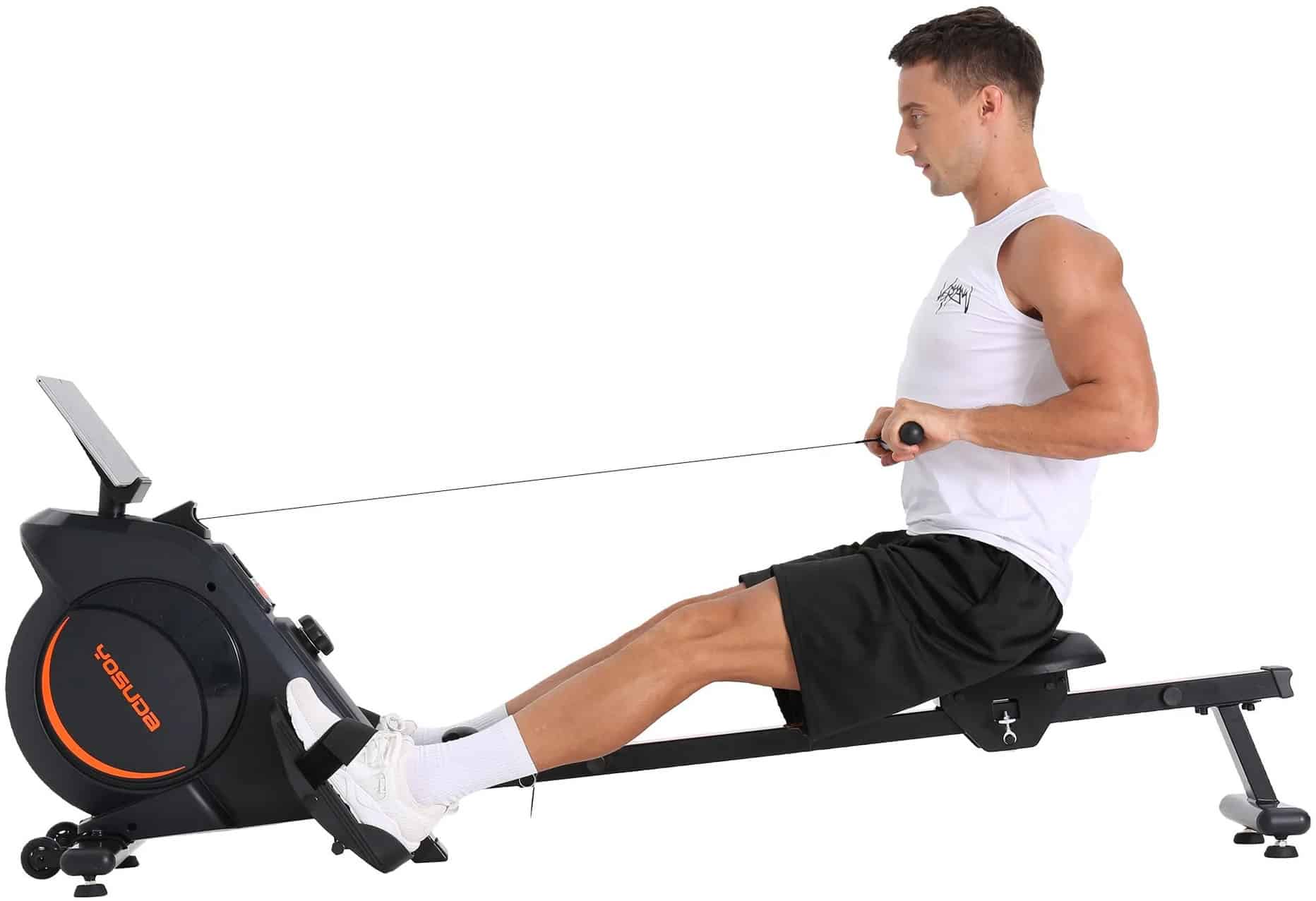 Yosuda Rowing Machine 100 with an athlete 1