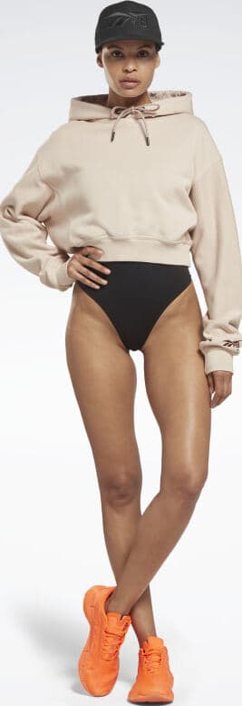 Reebok Victoria Beckham Crop Logo Hoodie main