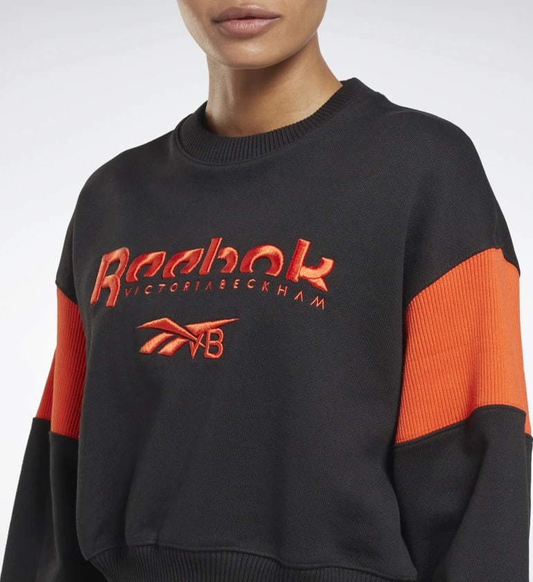 Reebok Victoria Beckham Graphic Sweatshirt front details