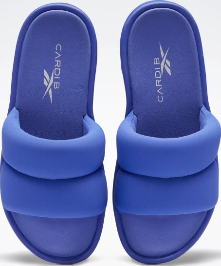 Reebok Cardi B Slides top view
